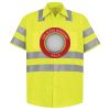 High Visibility Safety Short Sleeve Work Shirt Thumbnail
