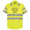 High Visibility Safety Short Sleeve Work Shirt Thumbnail