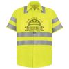 High Visibility Safety Short Sleeve Work Shirt Thumbnail