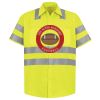 High Visibility Safety Short Sleeve Work Shirt Thumbnail