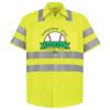 High Visibility Safety Short Sleeve Work Shirt Thumbnail