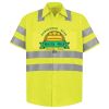 High Visibility Safety Short Sleeve Work Shirt Thumbnail