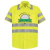 High Visibility Safety Short Sleeve Work Shirt Thumbnail