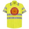 High Visibility Safety Short Sleeve Work Shirt Thumbnail