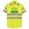 High Visibility Safety Short Sleeve Work Shirt Thumbnail