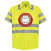High Visibility Safety Short Sleeve Work Shirt Thumbnail