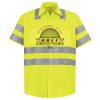High Visibility Safety Short Sleeve Work Shirt Thumbnail