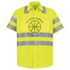 High Visibility Safety Short Sleeve Work Shirt Thumbnail