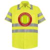 High Visibility Safety Short Sleeve Work Shirt Thumbnail