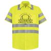 High Visibility Safety Short Sleeve Work Shirt Thumbnail
