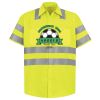 High Visibility Safety Short Sleeve Work Shirt Thumbnail