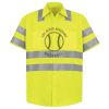 High Visibility Safety Short Sleeve Work Shirt Thumbnail
