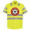 High Visibility Safety Short Sleeve Work Shirt Thumbnail