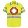 High Visibility Safety Short Sleeve Work Shirt Thumbnail