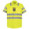 High Visibility Safety Short Sleeve Work Shirt Thumbnail