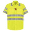High Visibility Safety Short Sleeve Work Shirt Thumbnail