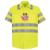 Men's High Visibility Safety Short Sleeve Work Shirt Thumbnail