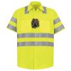 High Visibility Safety Short Sleeve Work Shirt Thumbnail