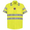 High Visibility Safety Short Sleeve Work Shirt Thumbnail