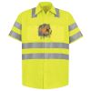 Men's High Visibility Safety Short Sleeve Work Shirt Thumbnail