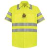 Men's High Visibility Safety Short Sleeve Work Shirt Thumbnail
