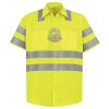 Men's High Visibility Safety Short Sleeve Work Shirt Thumbnail