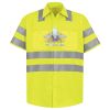 Men's High Visibility Safety Short Sleeve Work Shirt Thumbnail