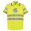 Men's High Visibility Safety Short Sleeve Work Shirt Thumbnail