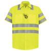 Men's High Visibility Safety Short Sleeve Work Shirt Thumbnail