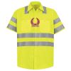 Men's High Visibility Safety Short Sleeve Work Shirt Thumbnail