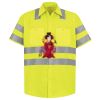 High Visibility Safety Short Sleeve Work Shirt Thumbnail