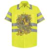 Men's High Visibility Safety Short Sleeve Work Shirt Thumbnail