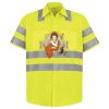 Men's High Visibility Safety Short Sleeve Work Shirt Thumbnail