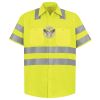 Men's High Visibility Safety Short Sleeve Work Shirt Thumbnail