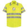 Men's High Visibility Safety Short Sleeve Work Shirt Thumbnail