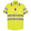 Men's High Visibility Safety Short Sleeve Work Shirt Thumbnail