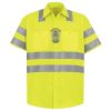 Men's High Visibility Safety Short Sleeve Work Shirt Thumbnail