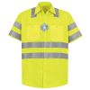 Men's High Visibility Safety Short Sleeve Work Shirt Thumbnail