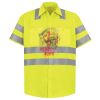 Men's High Visibility Safety Short Sleeve Work Shirt Thumbnail