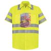 Men's High Visibility Safety Short Sleeve Work Shirt Thumbnail