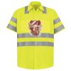 High Visibility Safety Short Sleeve Work Shirt Thumbnail
