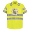 Men's High Visibility Safety Short Sleeve Work Shirt Thumbnail