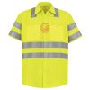 Men's High Visibility Safety Short Sleeve Work Shirt Thumbnail