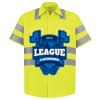 Men's High Visibility Safety Short Sleeve Work Shirt Thumbnail