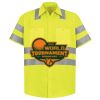 Men's High Visibility Safety Short Sleeve Work Shirt Thumbnail