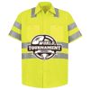 Men's High Visibility Safety Short Sleeve Work Shirt Thumbnail