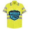 Men's High Visibility Safety Short Sleeve Work Shirt Thumbnail