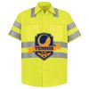 Men's High Visibility Safety Short Sleeve Work Shirt Thumbnail