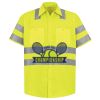 Men's High Visibility Safety Short Sleeve Work Shirt Thumbnail