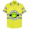 Men's High Visibility Safety Short Sleeve Work Shirt Thumbnail